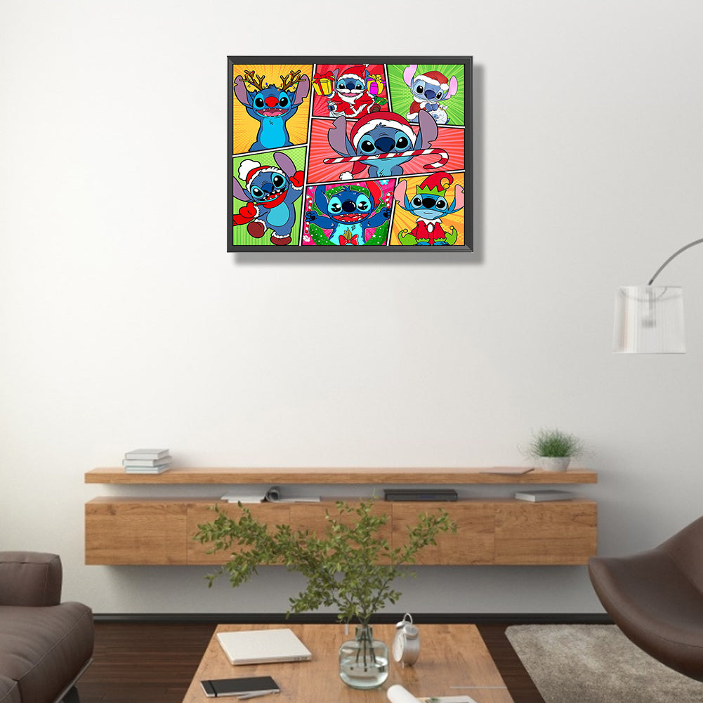 Stitch - Full Round Drill Diamond Painting 40*50CM