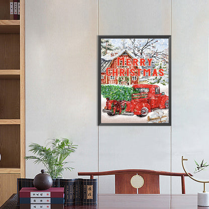 Snow Outside - Full Round Drill Diamond Painting 40*50CM