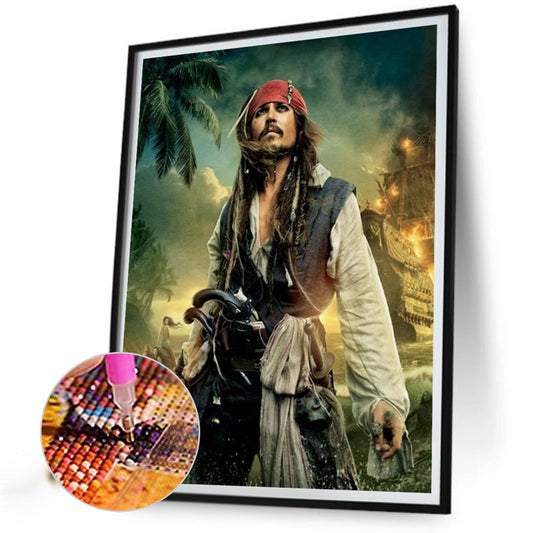 Pirates Of The Caribbean - Full Round Drill Diamond Painting 50*60CM