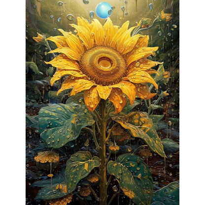 Flowers - Full Round Drill Diamond Painting 30*40CM