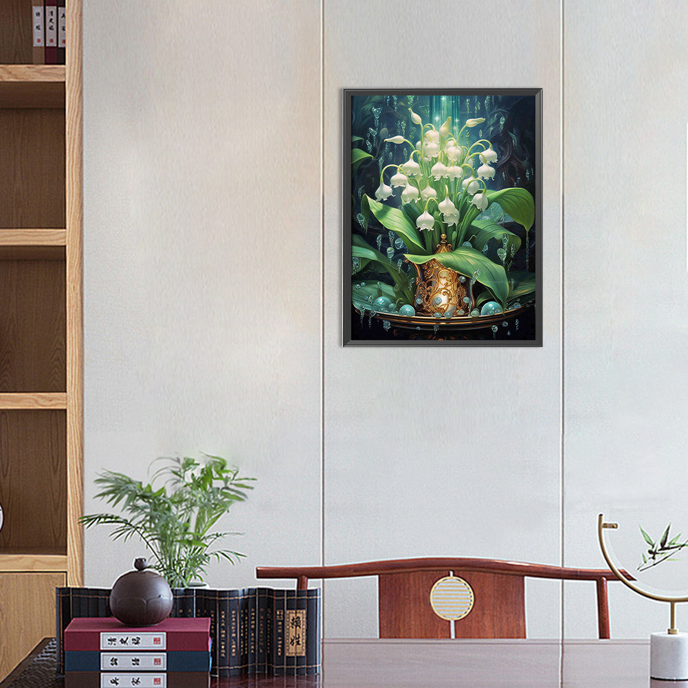 Flowers - Full Round Drill Diamond Painting 30*40CM
