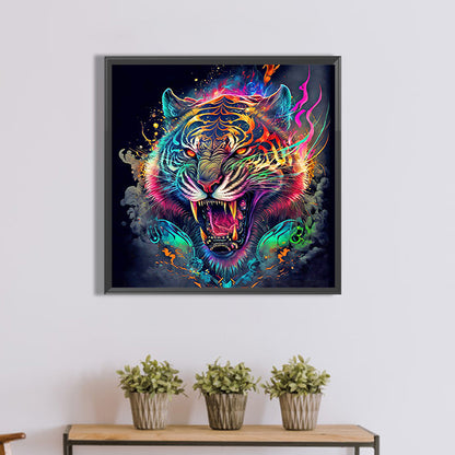 Colorful Animals-Tiger - Full Square Drill Diamond Painting 30*30CM