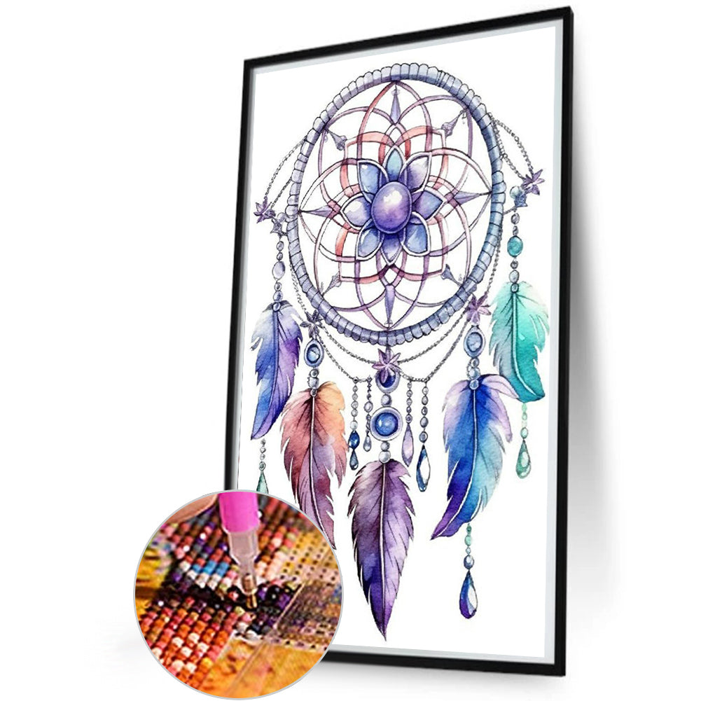 Dreamcatcher - Full Round Drill Diamond Painting 30*60CM