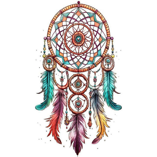 Dreamcatcher - Full Round Drill Diamond Painting 30*60CM