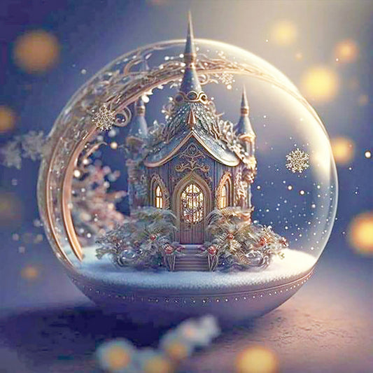 Church Crystal Ball - Full Round Drill Diamond Painting 30*30CM