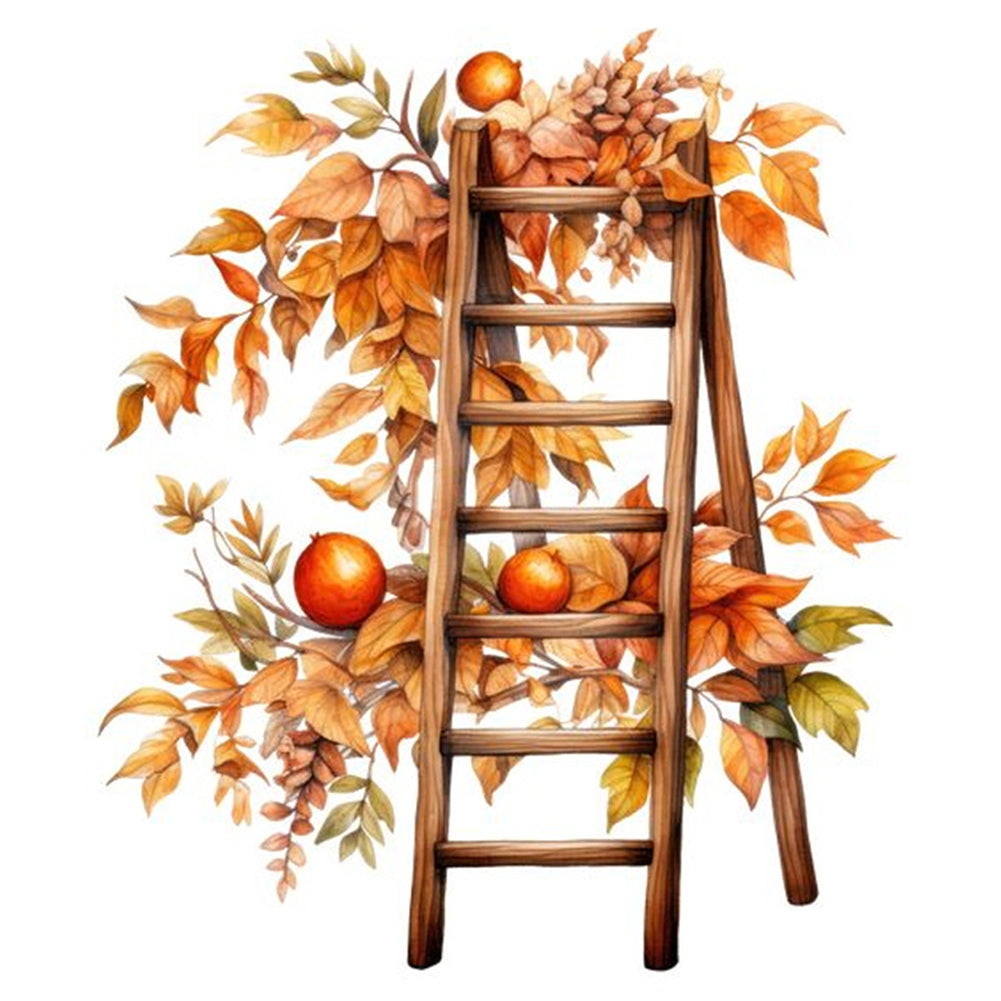 Harvest Ladder - Full Round Drill Diamond Painting 30*30CM