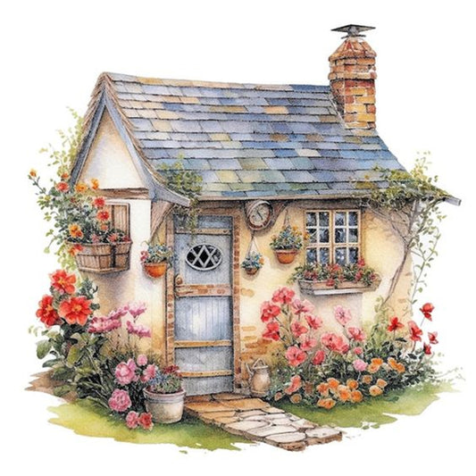 Cozy Cabin - Full Round Drill Diamond Painting 30*30CM