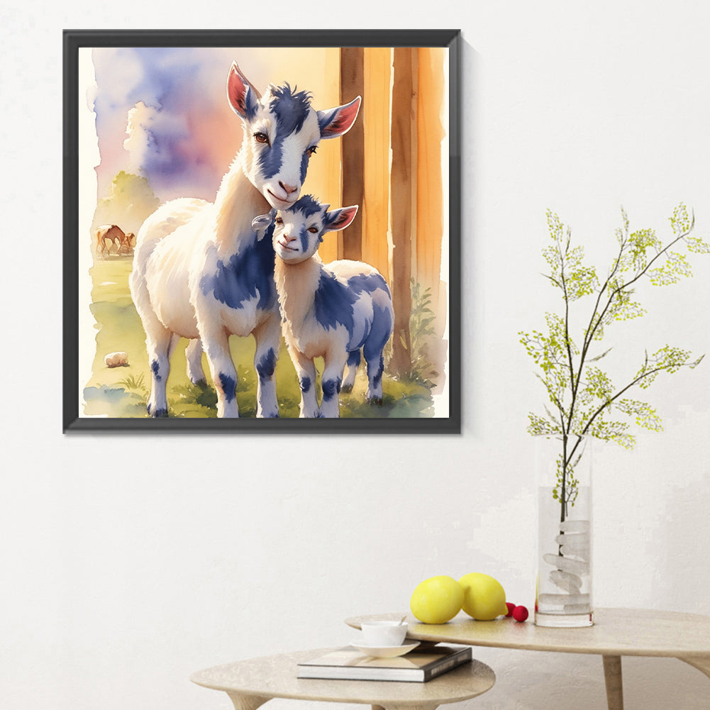 Farm Animals - Full Round Drill Diamond Painting 30*30CM