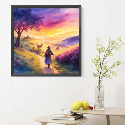 Farm Animals - Full Round Drill Diamond Painting 30*30CM