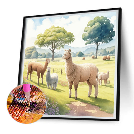 Farm Animals - Full Round Drill Diamond Painting 30*30CM