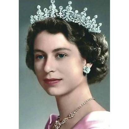 Queen Of England - Full Round Drill Diamond Painting 30*40CM
