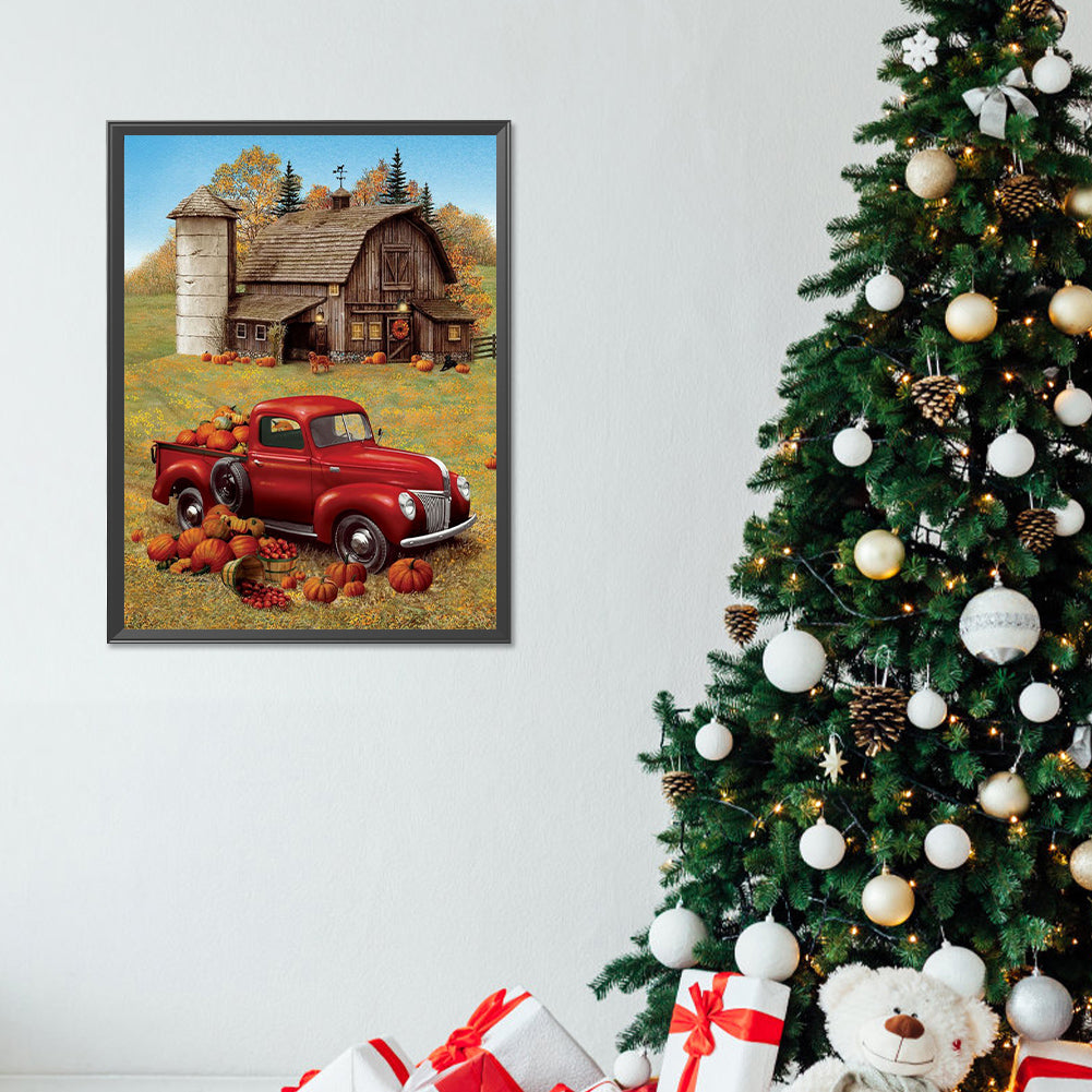 Country Cabin - Full Round Drill Diamond Painting 30*40CM