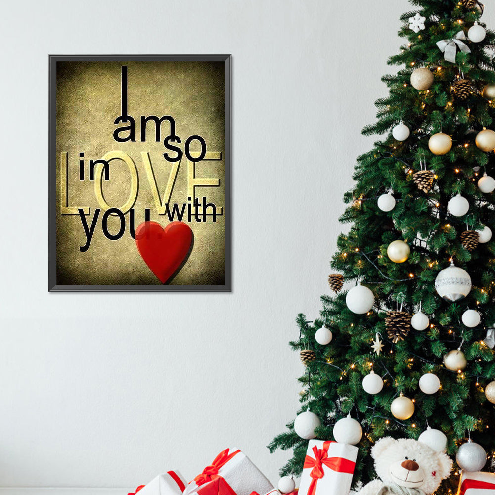 True Confession Words - Full Round Drill Diamond Painting 30*40CM