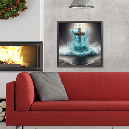 Cross - Full Round Drill Diamond Painting 30*30CM