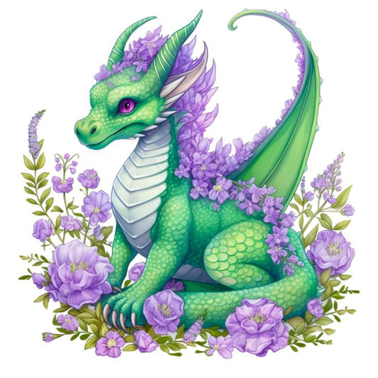 Dragon - Full Round Drill Diamond Painting 30*30CM