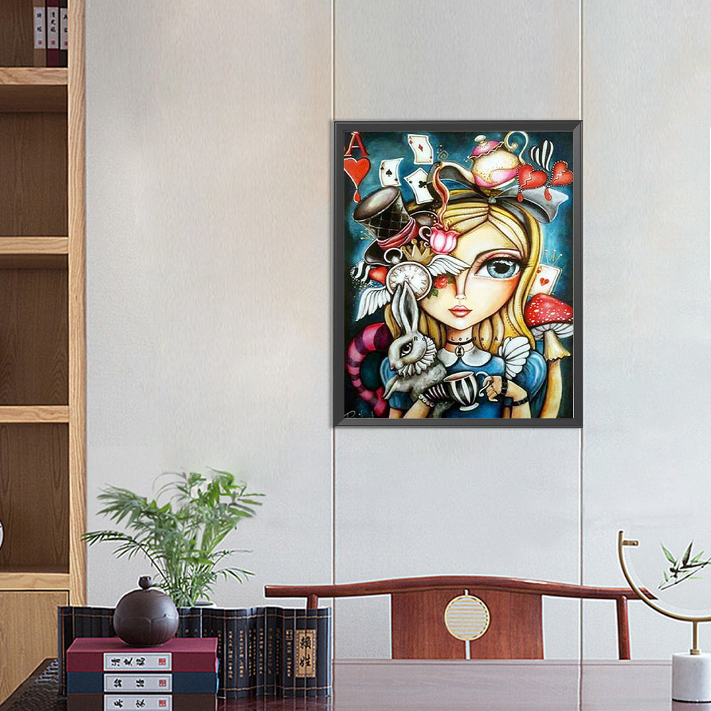 Alice Bond - Full Round Drill Diamond Painting 40*50CM
