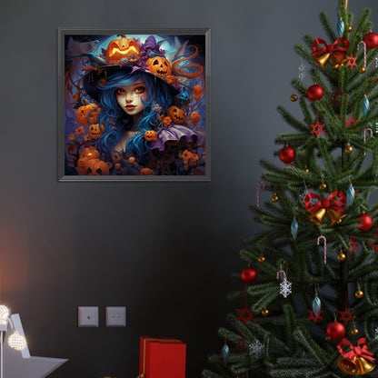 Witch - Full Round Drill Diamond Painting 40*40CM