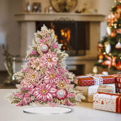 Special Shape Diamond Art Table Decor Xmas Tree for Home Office Table Decor (#8)