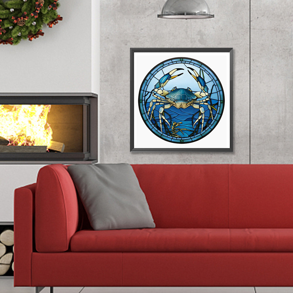 Crab - Full Round Drill Diamond Painting 30*30CM