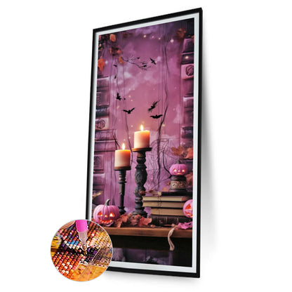 Halloween Desk - Full Round Drill Diamond Painting 30*70CM