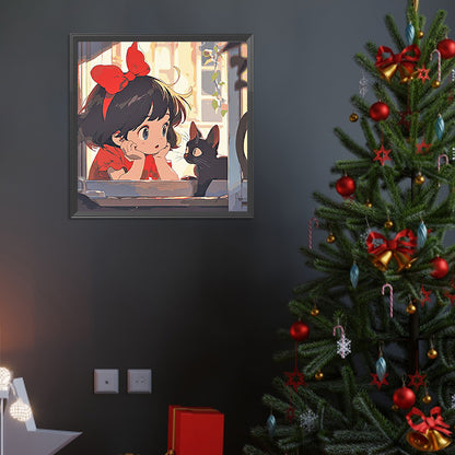 Kiki'S Delivery Service - Full Round Drill Diamond Painting 40*40CM