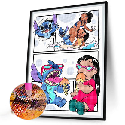 Stitch - Full Round Drill Diamond Painting 40*50CM