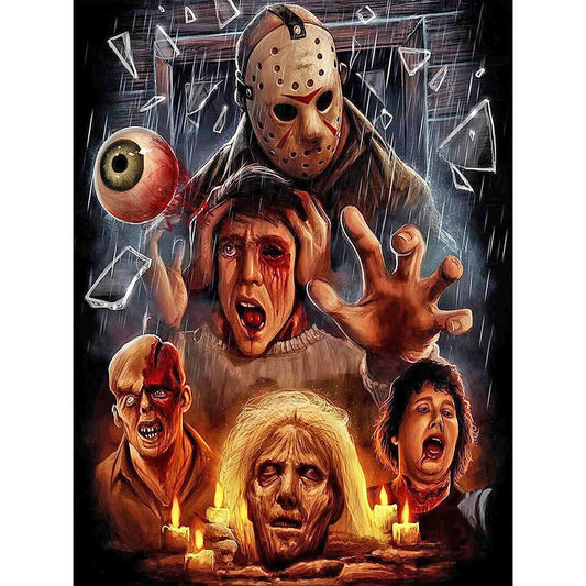 Horror Ritual - Full Round Drill Diamond Painting 30*40CM