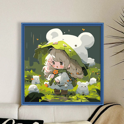 Cartoon Villain - 11CT Stamped Cross Stitch 50*50CM