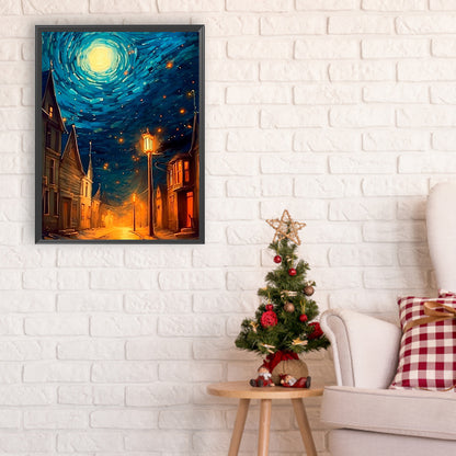Quiet Night - Full Round Drill Diamond Painting 30*40CM