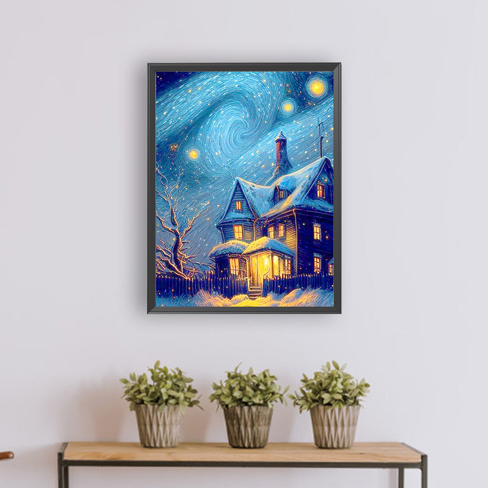 Quiet Night - Full Round Drill Diamond Painting 30*40CM