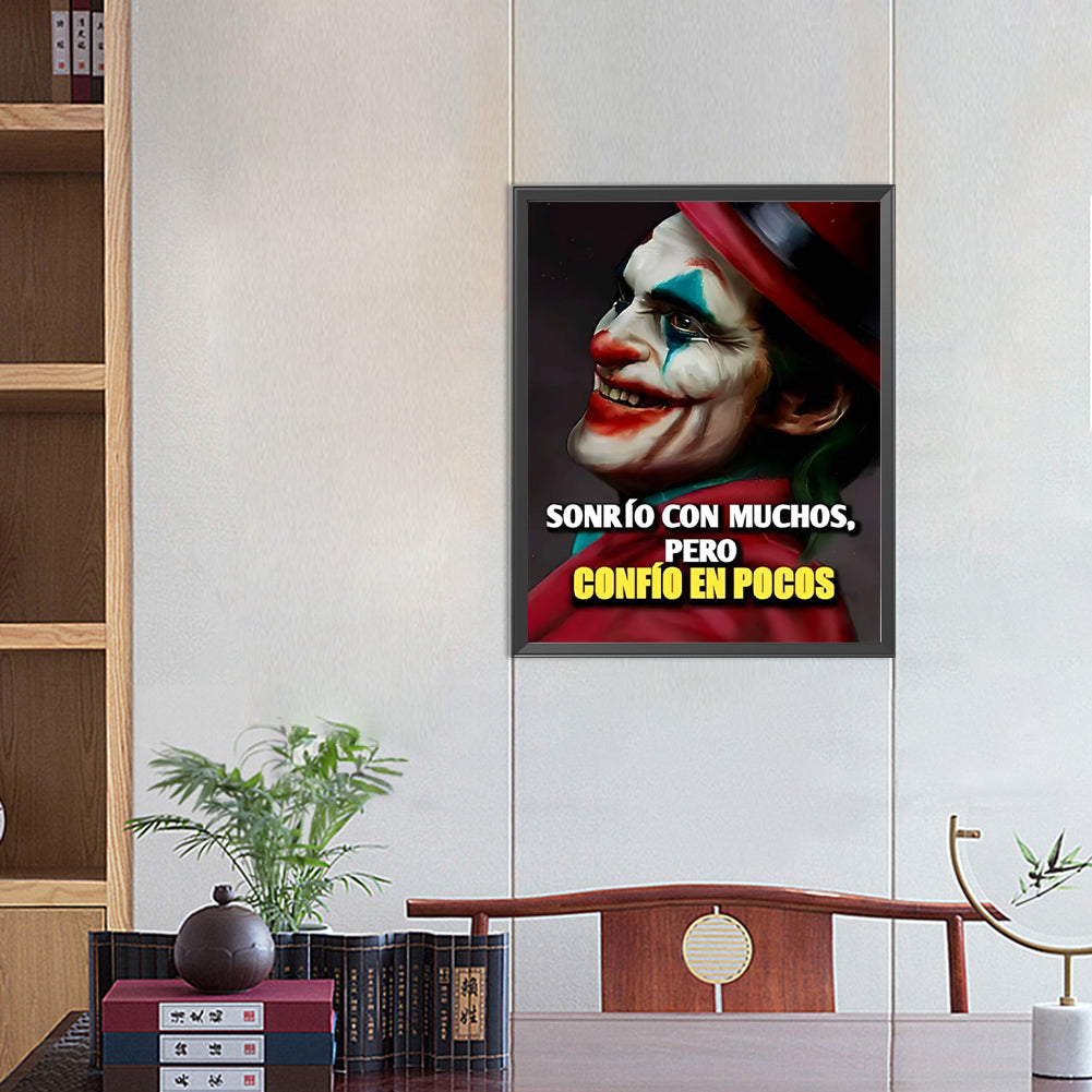 Clown Smile - Full Round Drill Diamond Painting 40*50CM