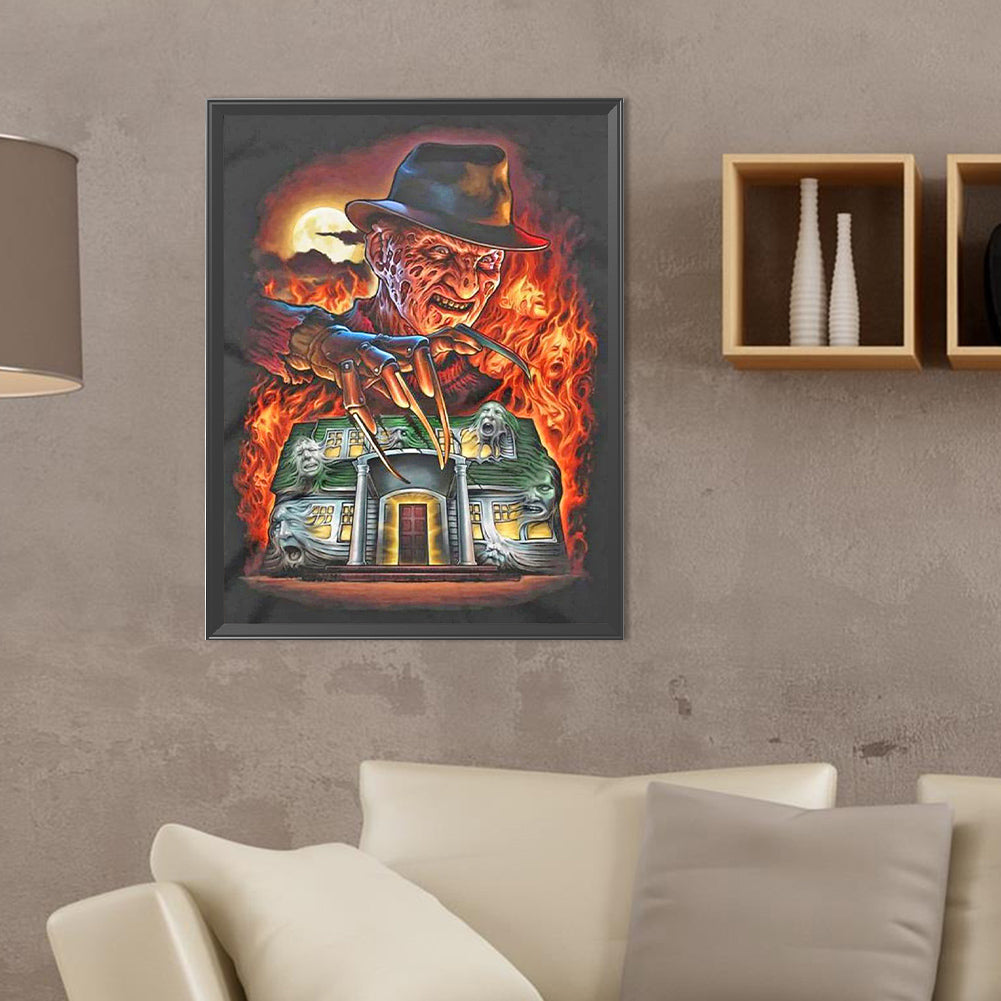 Halloween - Full Round Drill Diamond Painting 30*40CM