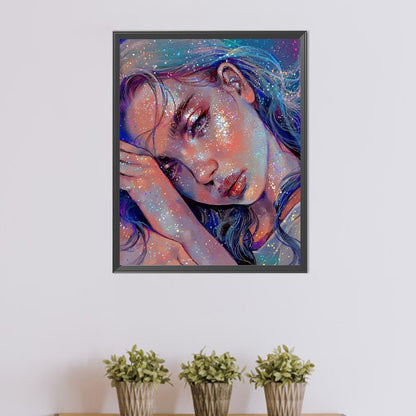 Starlight Beauty - Full AB Dril Round Diamond Painting 40*50CM