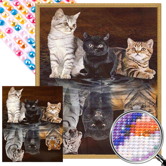 Fierce And Gentle - Full AB Dril Round Diamond Painting 40*50CM