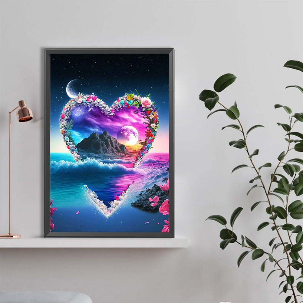 Love Mountains And Rivers - Full Round Drill Diamond Painting 40*60CM
