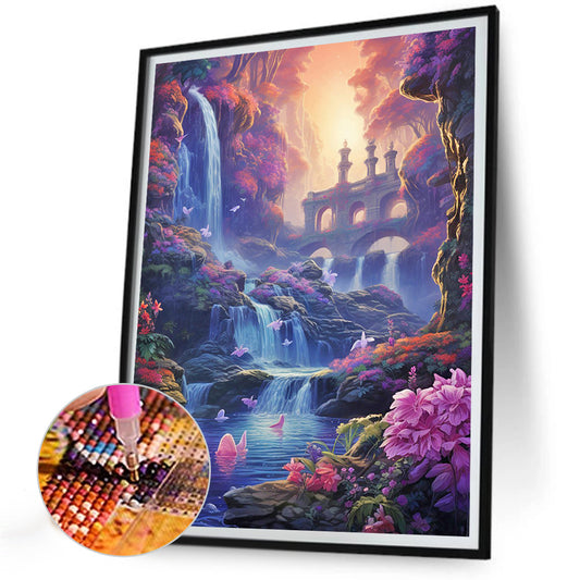 Walk Into Wonderland - Full Round Drill Diamond Painting 30*40CM