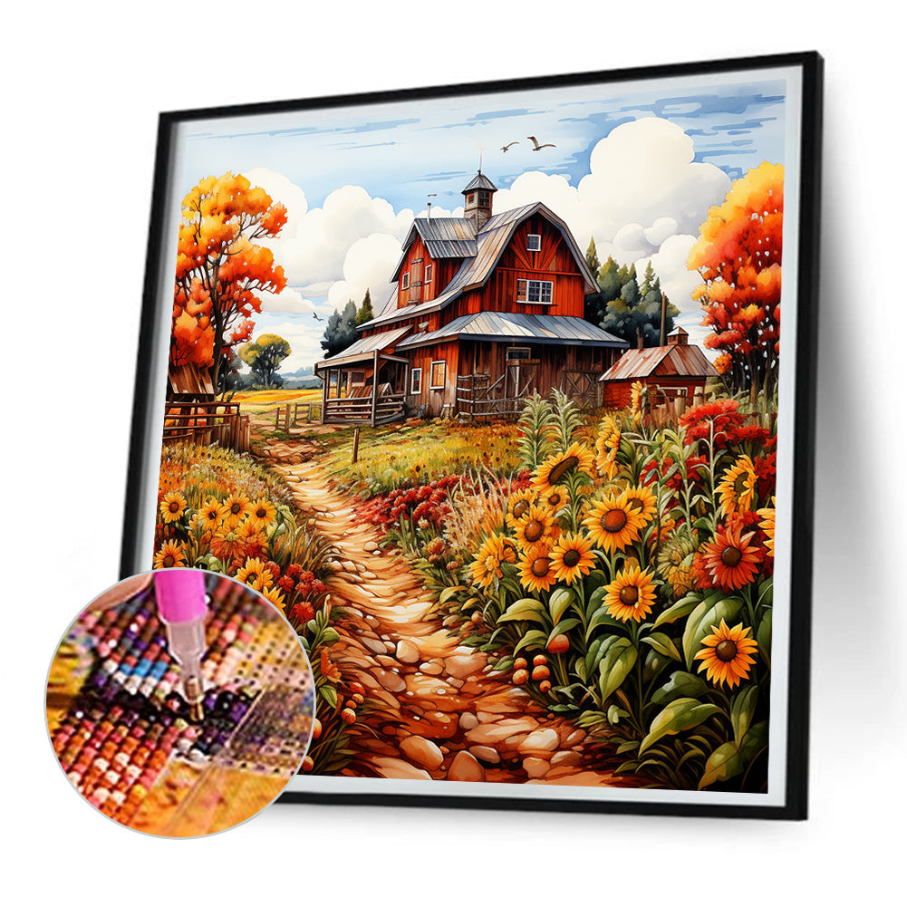 Harvest Farm - Full Round Drill Diamond Painting 30*30CM