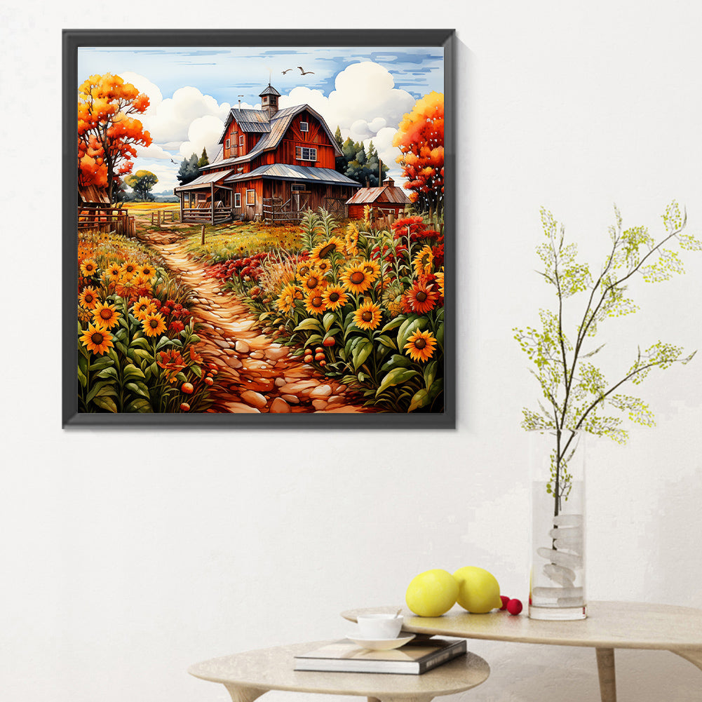 Harvest Farm - Full Round Drill Diamond Painting 30*30CM