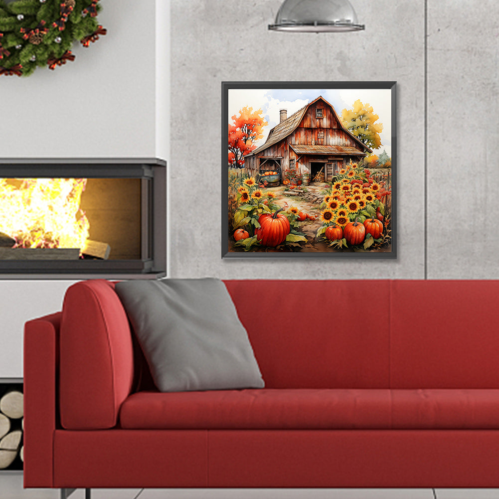 Harvest Farm - Full Round Drill Diamond Painting 30*30CM