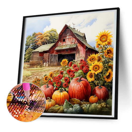 Harvest Farm - Full Round Drill Diamond Painting 30*30CM