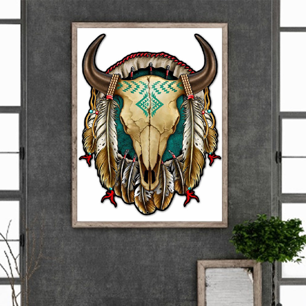 Indian Animal Dream Catcher - Full Round Drill Diamond Painting 30*40CM