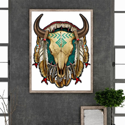 Indian Animal Dream Catcher - Full Round Drill Diamond Painting 30*40CM