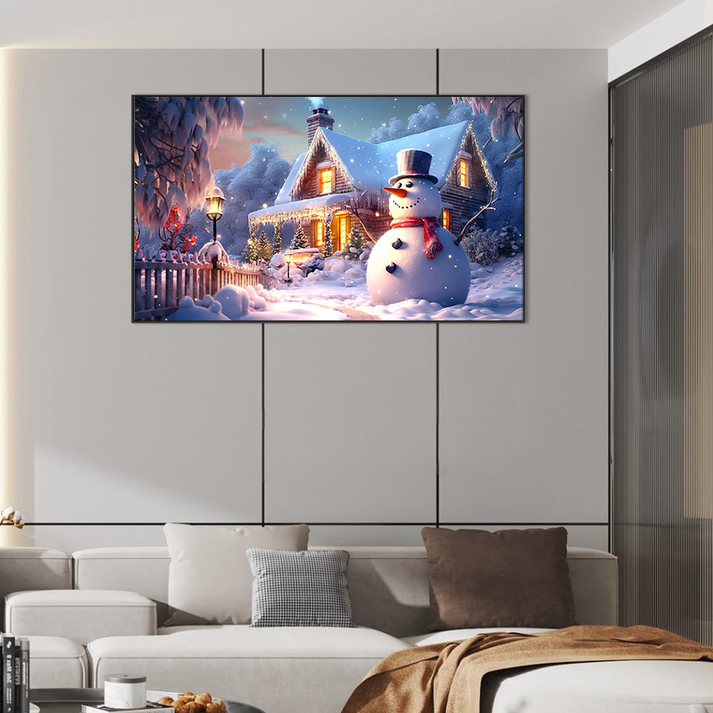 Winter Snow - Full Round Drill Diamond Painting 70*40CM