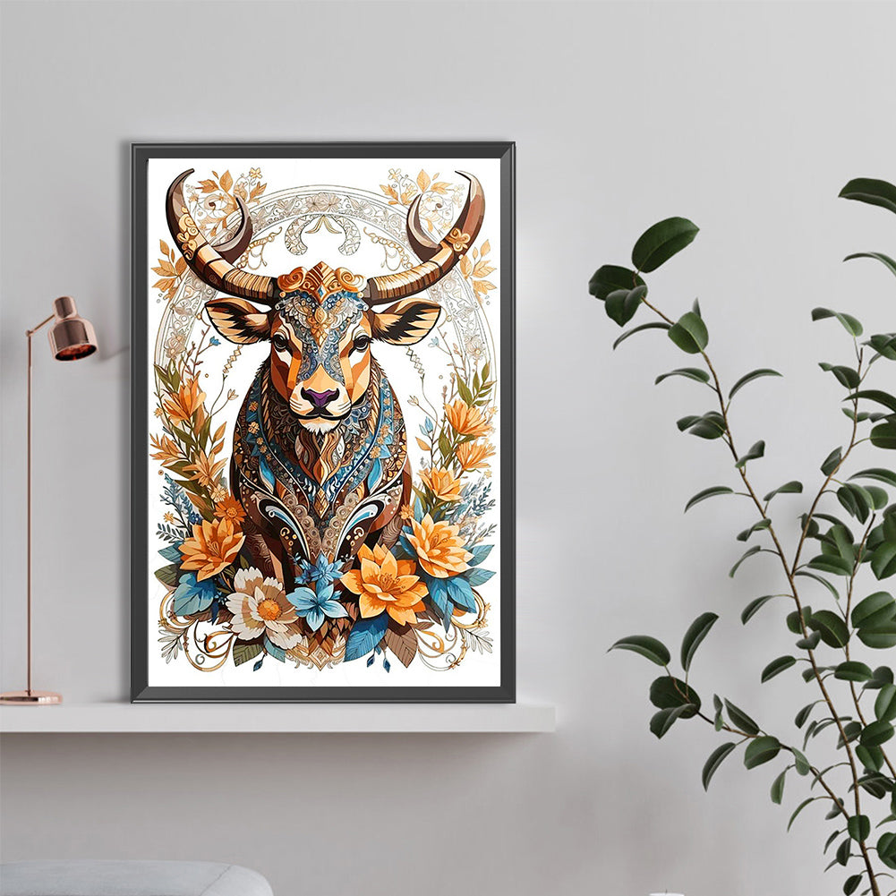Ox - Full Round Drill Diamond Painting 40*60CM