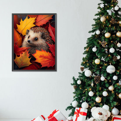 Hedgehog - Full Round Drill Diamond Painting 30*40CM