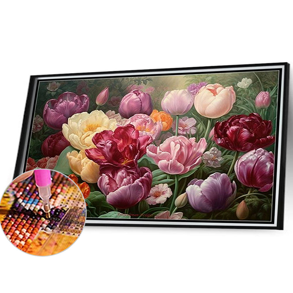 Tulip - Full Square Drill Diamond Painting 40*30CM
