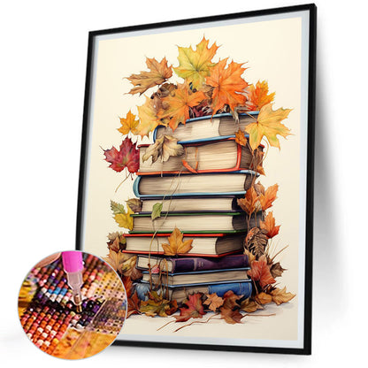 Maple Leaf Books - Full Square Drill Diamond Painting 30*40CM