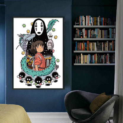Cartoon - 11CT Stamped Cross Stitch 40*60CM