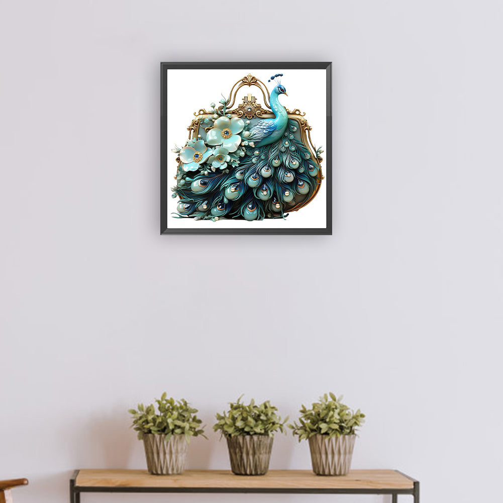 Blue Bag - Full Round Drill Diamond Painting 30*30CM