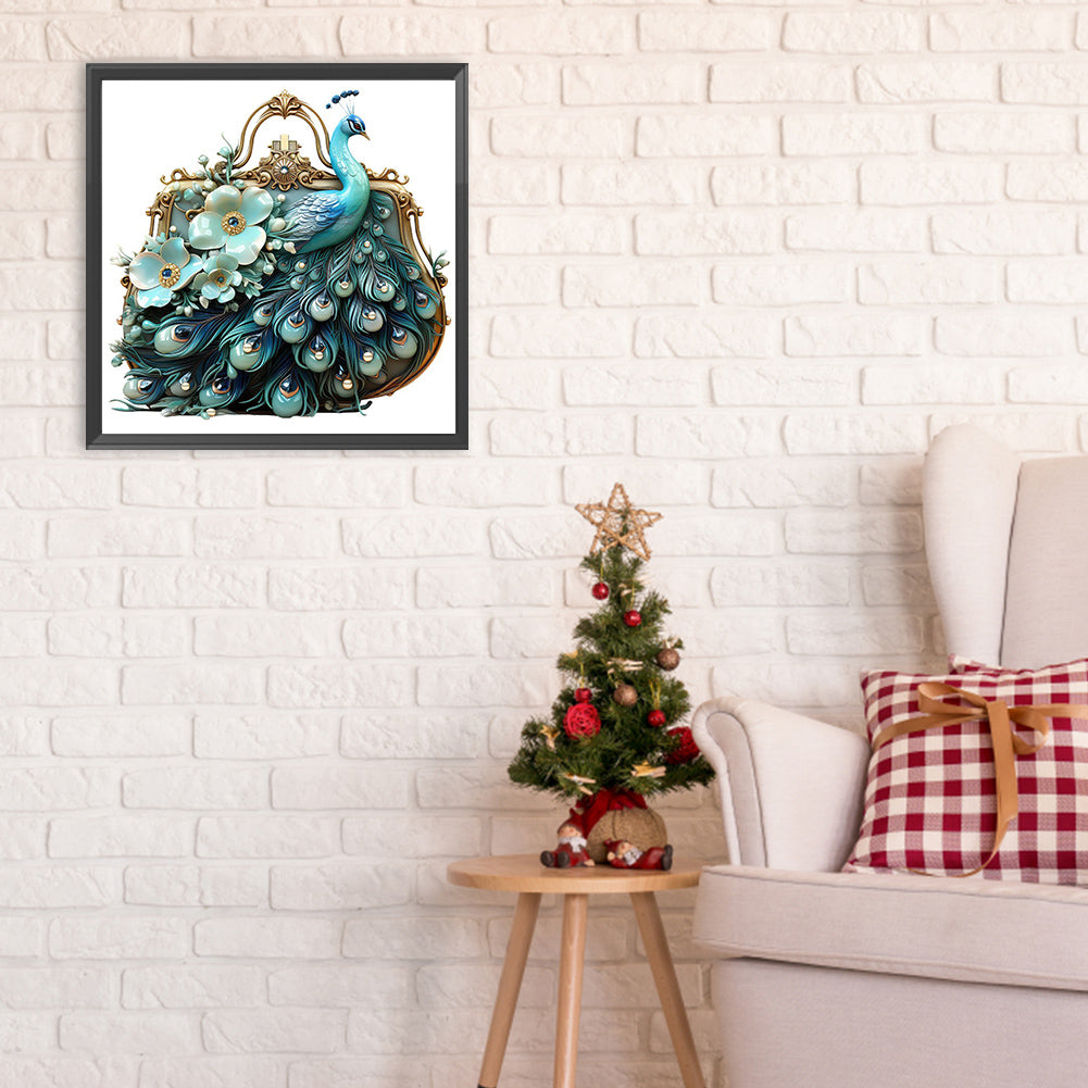 Blue Bag - Full Round Drill Diamond Painting 30*30CM
